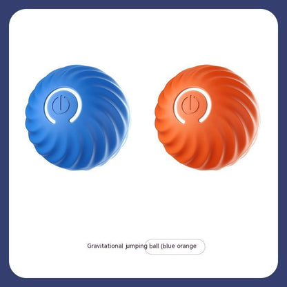 Pet Dog Electronic Jumping Rubber Chew Toys Ball