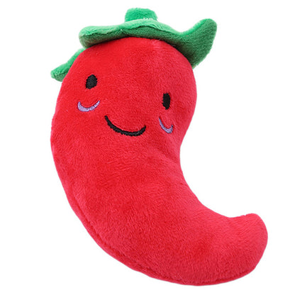 Plush Pet Toys, Fruits, Cartoons, Food