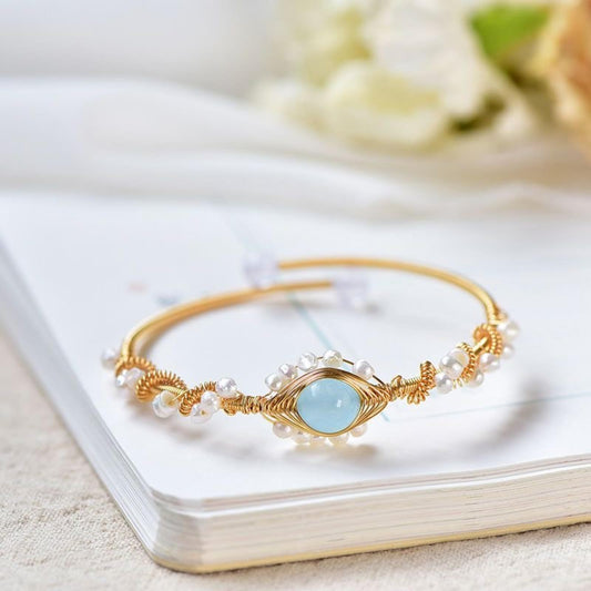 Gold Plating Pearl Bracelets