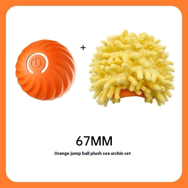 Pet Dog Electronic Jumping Rubber Chew Toys Ball