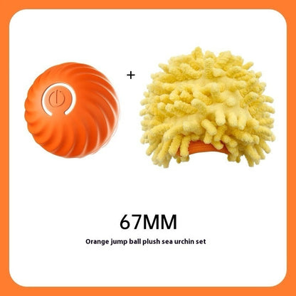 Pet Dog Electronic Jumping Rubber Chew Toys Ball