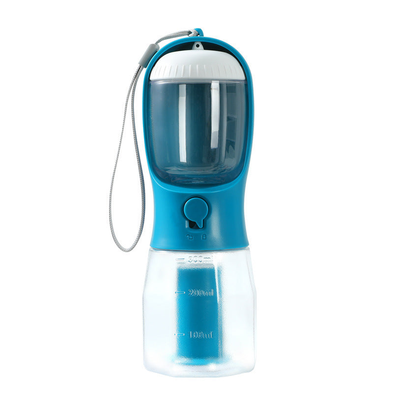 Three-in-one Portable Pet Cups Water Bottle, Food Container and Waist Bag Holder