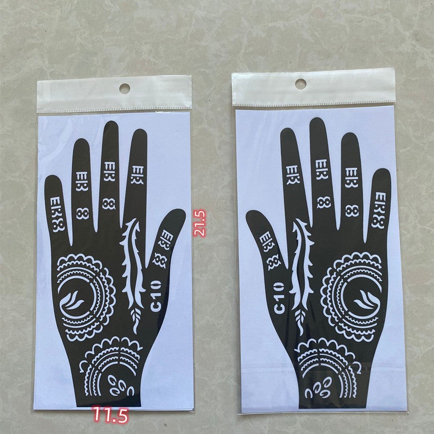 India Mehndi Template