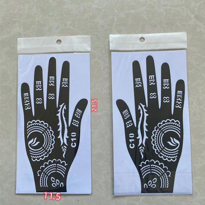 India Mehndi Template