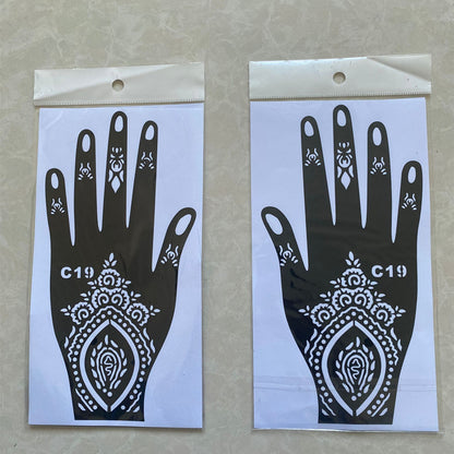 India Mehndi Template