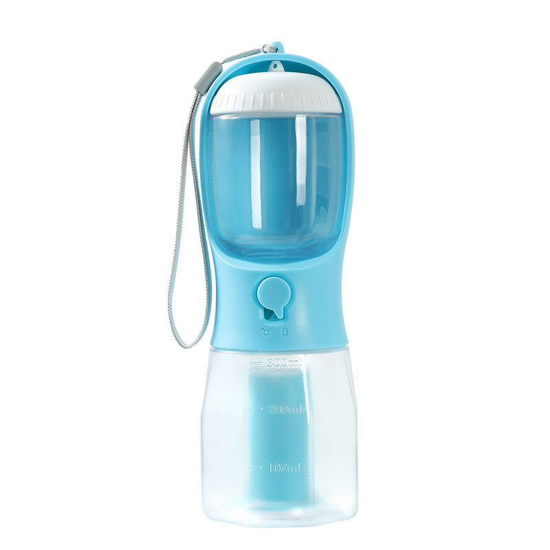 Three-in-one Portable Pet Cups Water Bottle, Food Container and Waist Bag Holder