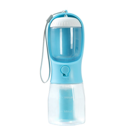 Three-in-one Portable Pet Cups Water Bottle, Food Container and Waist Bag Holder