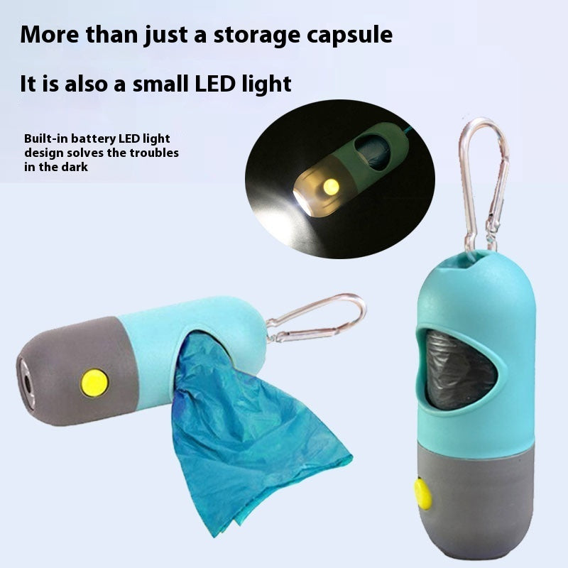 3 in 1 Pet Waste Poop Bag Dispenser, Holder & Led Light