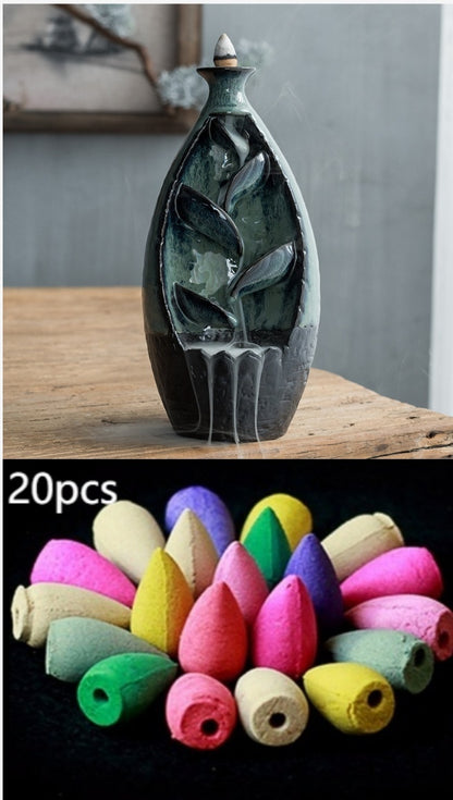 Indoor Incense Tower Incense Cone Incense View Smoke