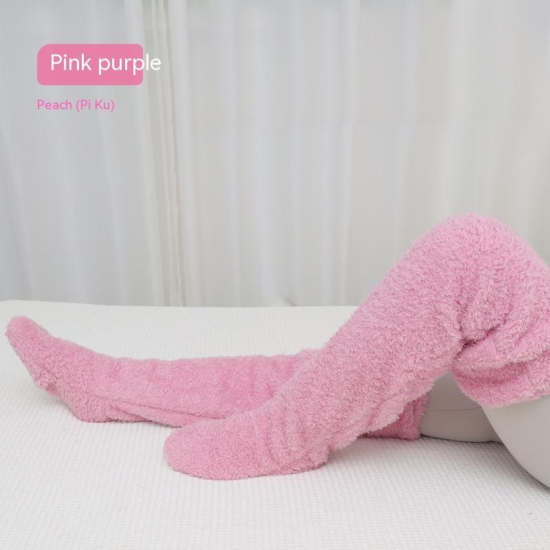 Over Knee Warm High Fuzzy Long Socks