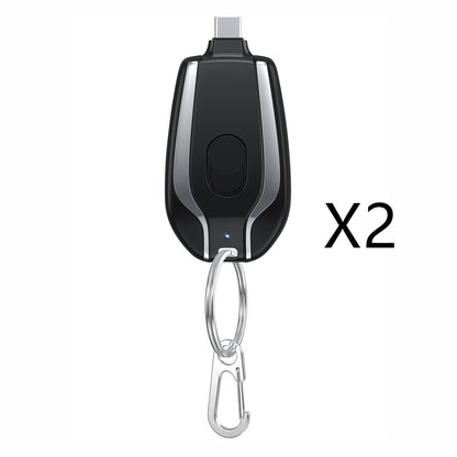1500mAh Mini Emergency Power Bank Keychain Charger