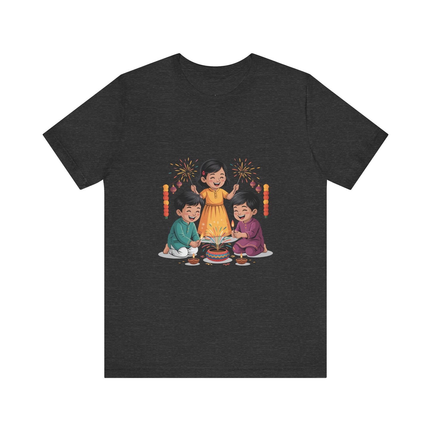 Diwali Festival T-Shirt, Festival of Lights Tee, Festive Wear Gift for Family & Friends