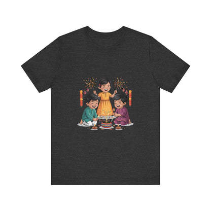 Diwali Festival T-Shirt, Festival of Lights Tee, Festive Wear Gift for Family & Friends