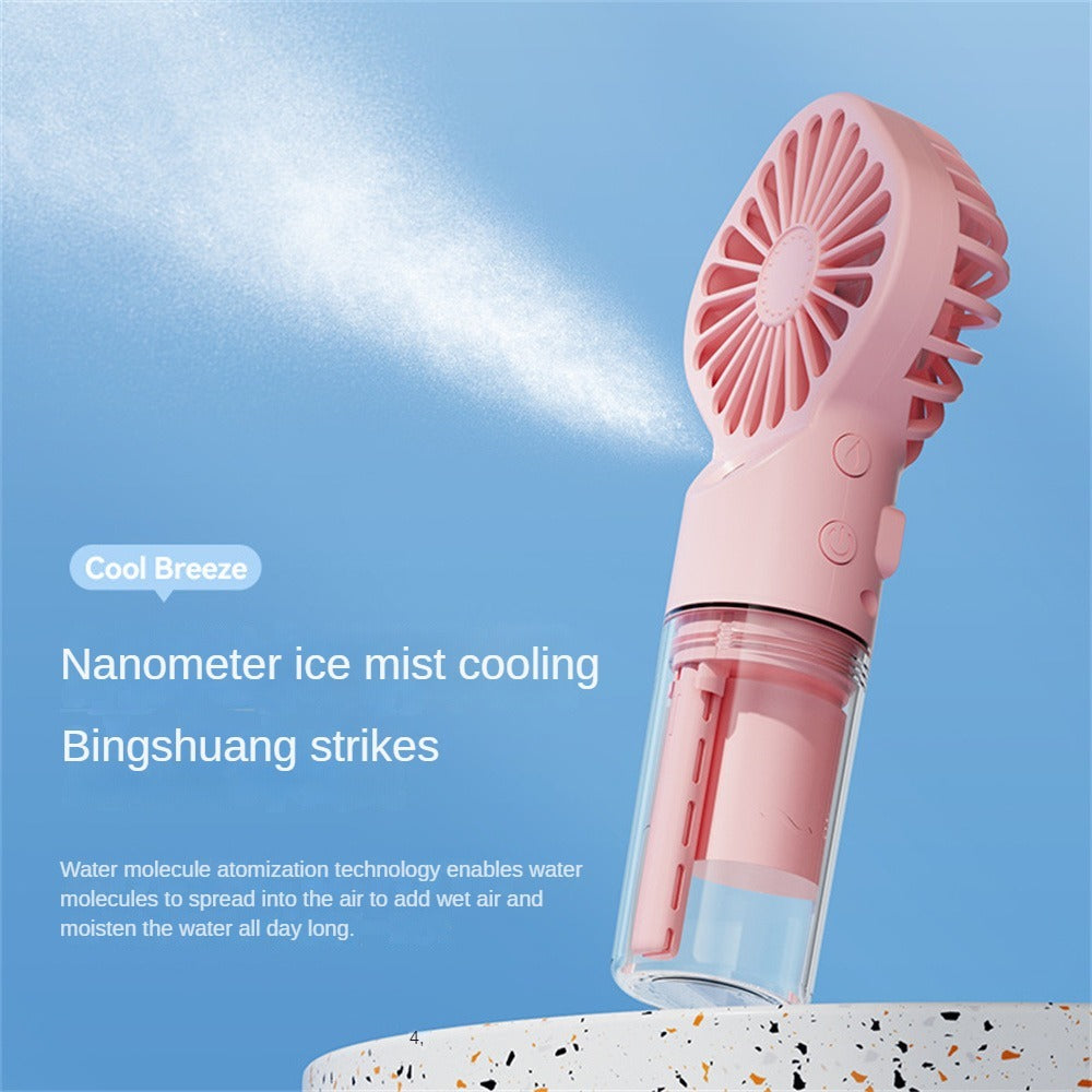 Portable Small Mist Fan USB Rechargeable
