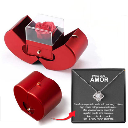 Jewellery Box Gift Necklace Eternal Rose