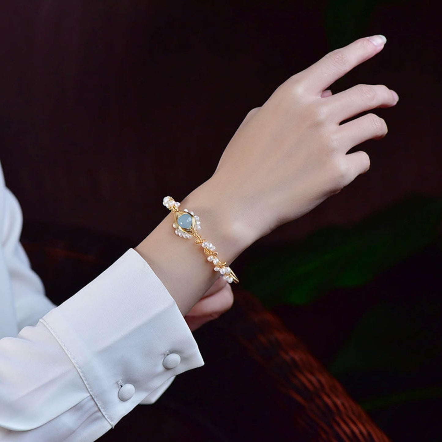 Gold Plating Pearl Bracelets