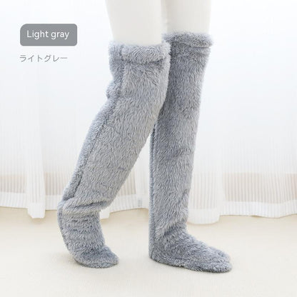 Over Knee Warm High Fuzzy Long Socks