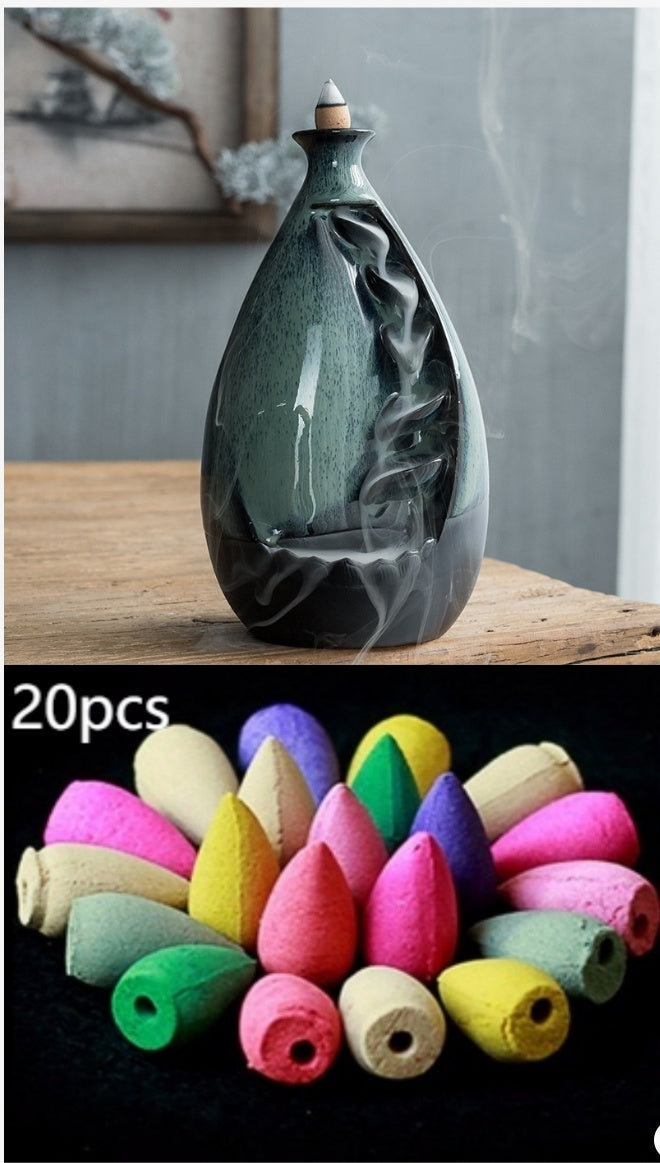 Indoor Incense Tower Incense Cone Incense View Smoke