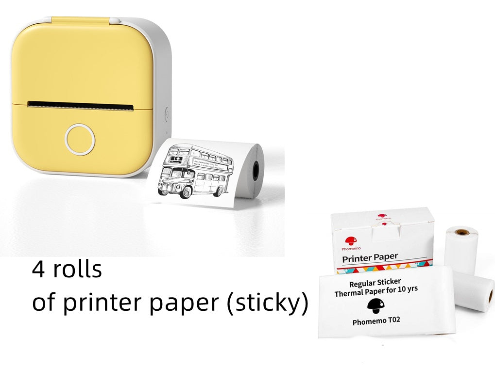 Portable Bluetooth Mini Thermal Label & Photo Printer