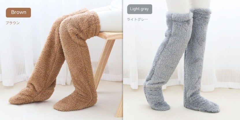 Over Knee Warm High Fuzzy Long Socks