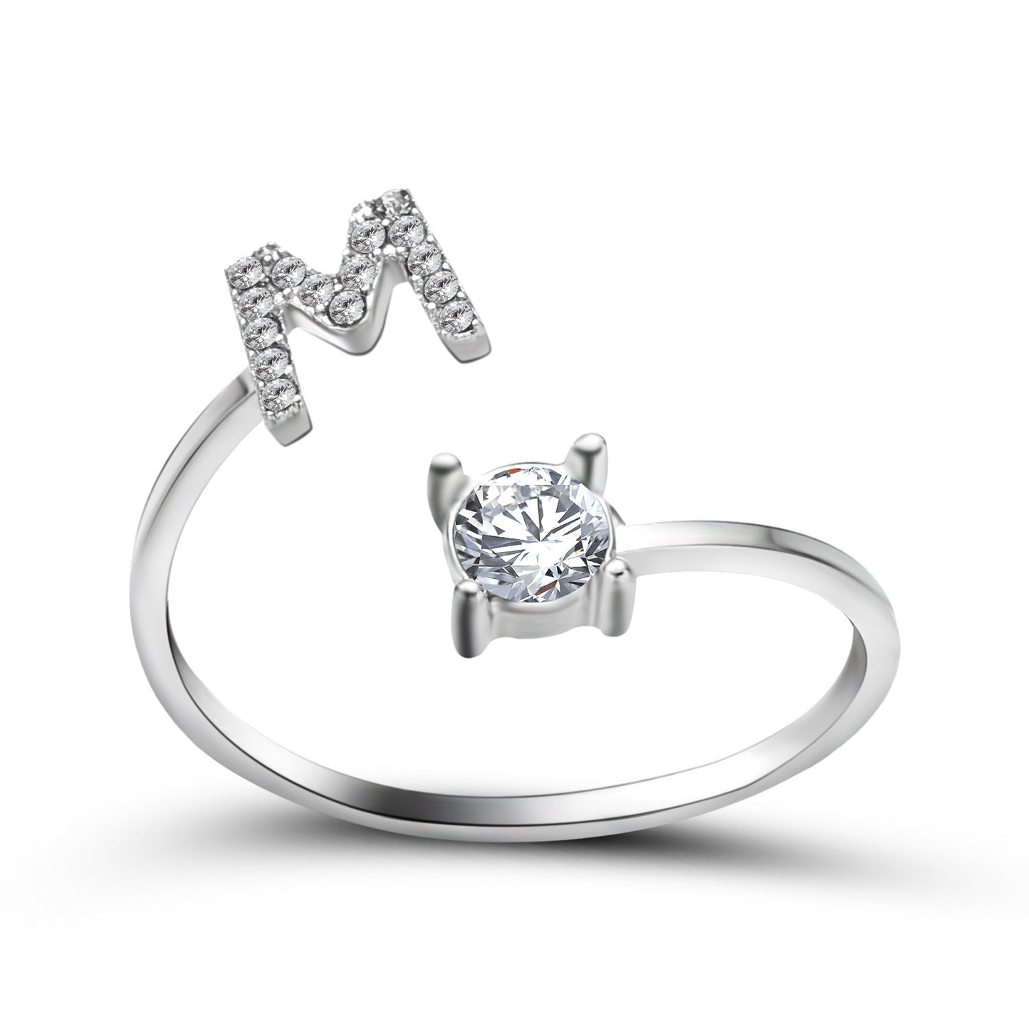 Name Initial Letter Ring Jewellery