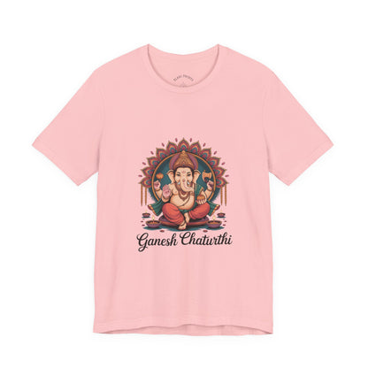 Ganesh Chaturthi T-Shirt, Ganpati Bappa Morya, Ganesha Tee, Spiritual Devotional Wear
