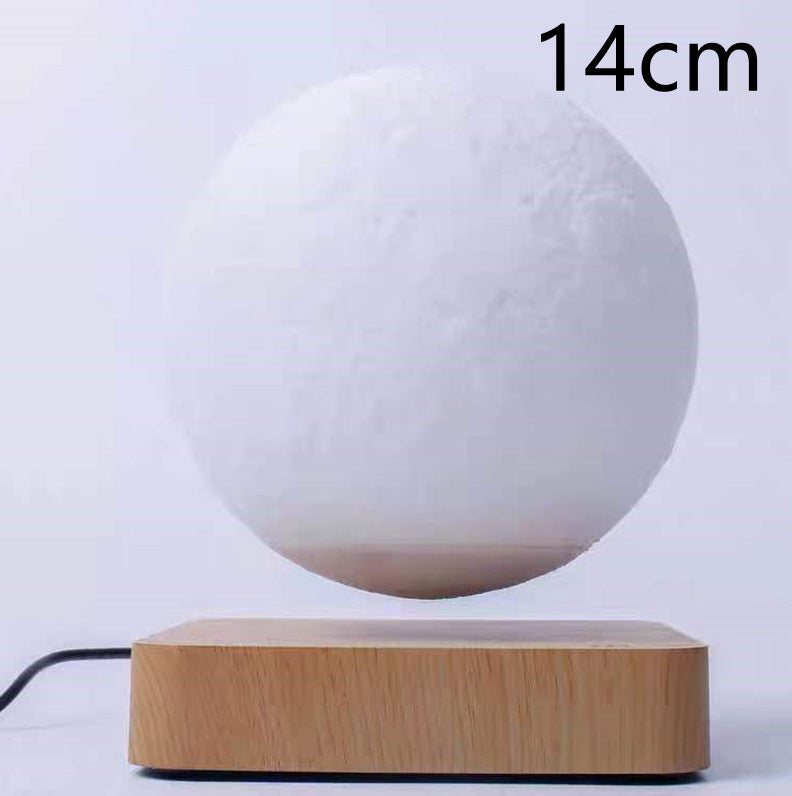 Magnetic Levitation Table Lamp Moon Light 3D