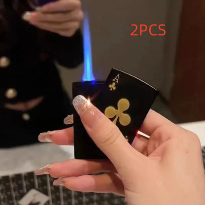 Poker Card Metal Windproof Lighter