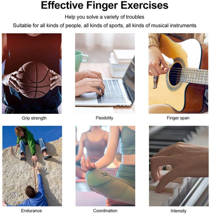 Silicone Grip Finger Exercise Stretcher Arthritis Hand Grip Trainer