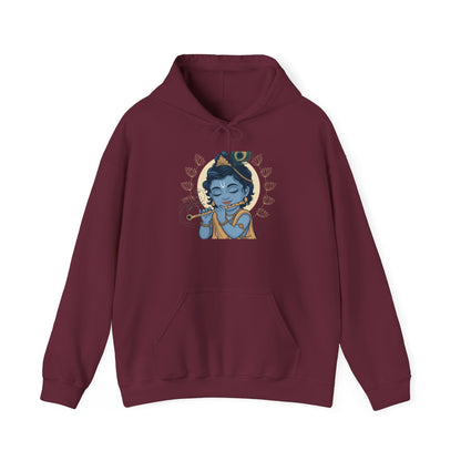 Krishna Janmashtami Hoodie, Lord Krishna Hoodie, Devotional Hoodie, Festive Celebration Wear