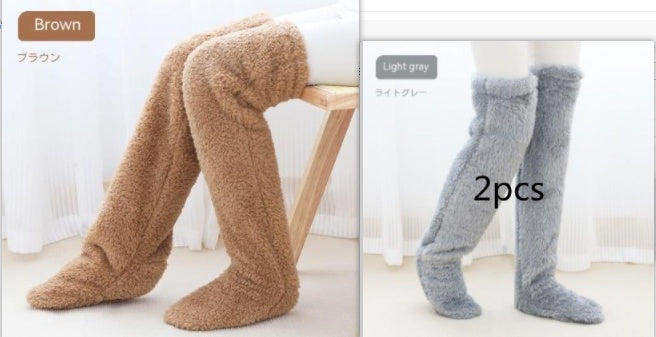 Over Knee Warm High Fuzzy Long Socks