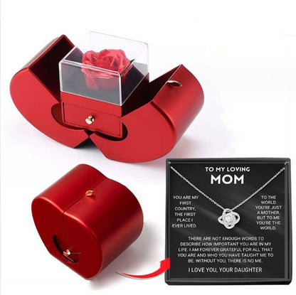 Jewellery Box Gift Necklace Eternal Rose