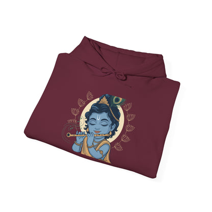 Krishna Janmashtami Hoodie, Lord Krishna Hoodie, Devotional Hoodie, Festive Celebration Wear