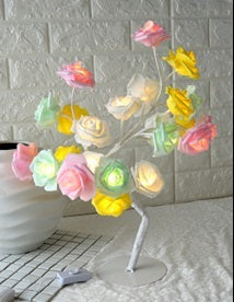 LED Rose Tree Table Lamp