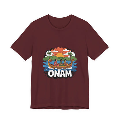 Onam Festival T-Shirt, Gift for Kerala Festival, Celebrate Onam in Style, Traditional Tee
