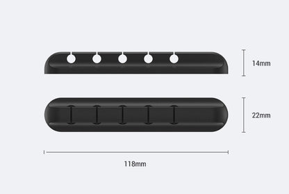 Silicone USB Cable Winder Desktop Cable Organizer