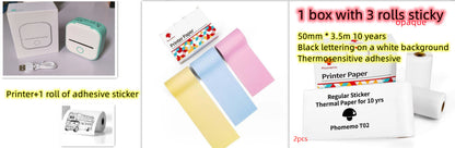 Portable Bluetooth Mini Thermal Label & Photo Printer