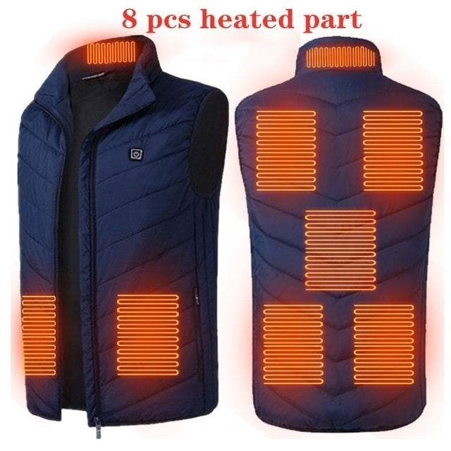 Electric Heated Vest Washable USB Charging