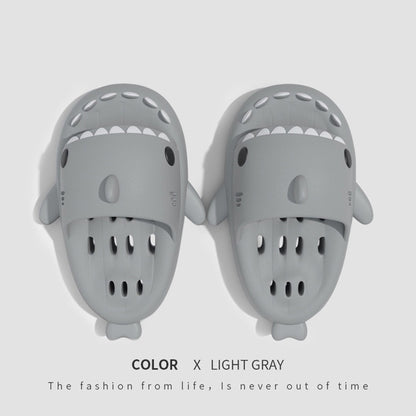 Shark Pool, Shower & Beach Sandal Slippers With Drain Holes