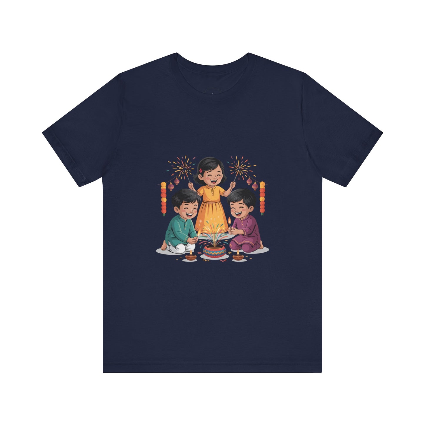 Diwali Festival T-Shirt, Festival of Lights Tee, Festive Wear Gift for Family & Friends