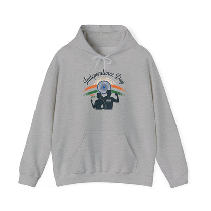 Independence Day Hoodie, Patriotic, Celebrate India's Freedom, Tricolour Hoodie, Indian Flag