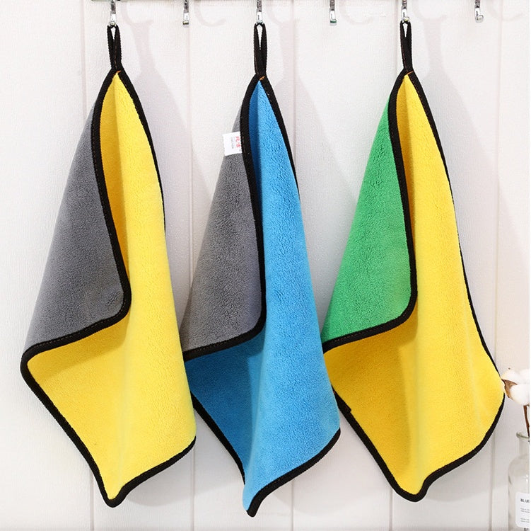 Two-colour Dual-use Cleaning Car Wash Towels Multipack
