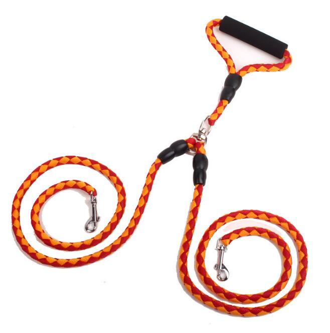 Double-Ended Two Leash Collar