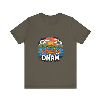 Onam Festival T-Shirt, Gift for Kerala Festival, Celebrate Onam in Style, Traditional Tee