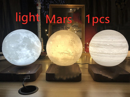 Magnetic Levitation Table Lamp Moon Light 3D
