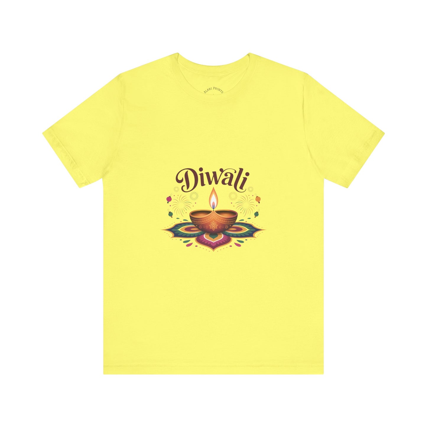 Diwali Festival T-Shirt, Festival of Lights Tee, Traditional Festive Wear, Diwali Party Tee