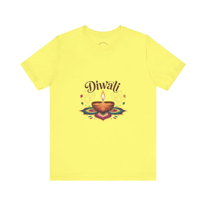 Diwali Festival T-Shirt, Festival of Lights Tee, Traditional Festive Wear, Diwali Party Tee