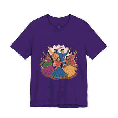 Navratri Festival T-Shirt, Dandiya Garba Tee, Outfit for Garba Nights, Festive Celebration Wear
