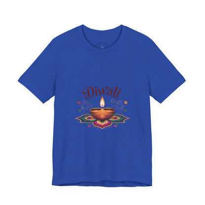 Diwali Festival T-Shirt, Festival of Lights Tee, Traditional Festive Wear, Diwali Party Tee