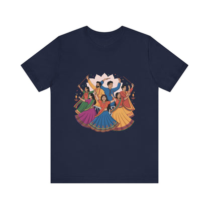 Navratri Festival T-Shirt, Dandiya Garba Tee, Outfit for Garba Nights, Festive Celebration Wear
